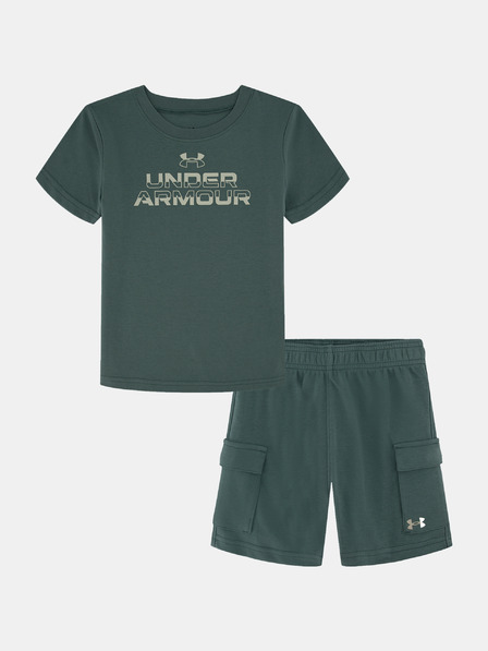 Under Armour Chlapecký set Under Armour UA CARGO SHORT SET-GRN