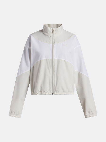 Under Armour Dívčí bunda Under Armour UA Rival Woven Jacket-WHT