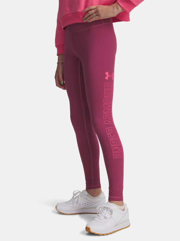 Under Armour Dívčí legíny Under Armour UA Motion Branded Legging-RED