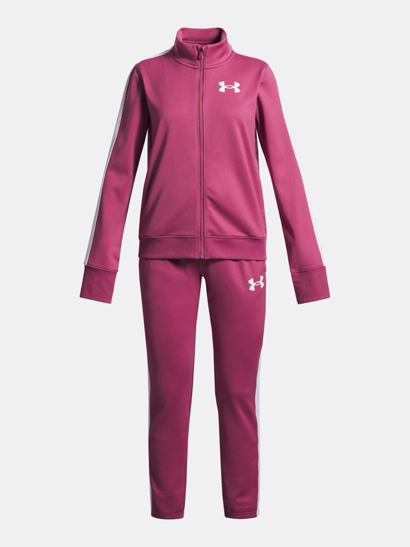 Under Armour Dívčí souprava Under Armour UA Knit Track Suit-RED