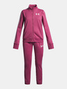 Under Armour Dívčí souprava Under Armour UA Knit Track Suit-RED
