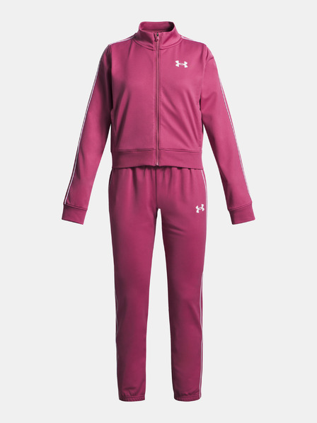 Under Armour Dívčí souprava Under Armour UA Icon Knit Crop Tracksuit-RED