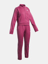 Under Armour Dívčí souprava Under Armour UA Icon Knit Crop Tracksuit-RED