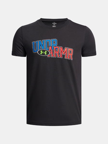 Under Armour Chlapecké tričko Under Armour UA OVERLAY WM SS-BLK