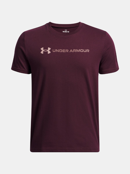 Under Armour Chlapecké tričko Under Armour UA B LOGO WORDMARK SS-RED
