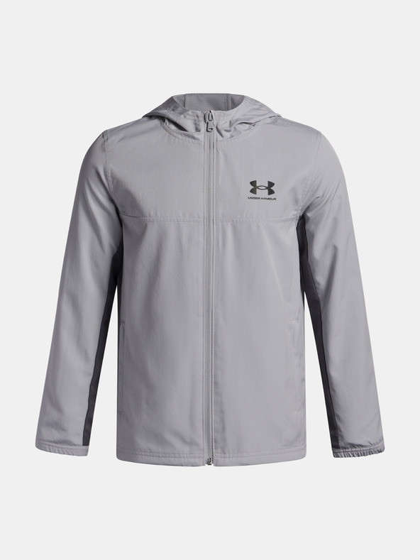 Under Armour Chlapecká bunda Under Armour UA B Rival Wvn Jacket-GRY
