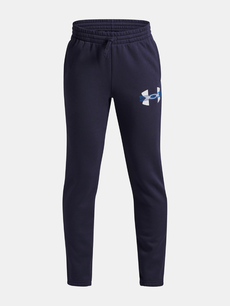 Under Armour Chlapecké tepláky Under Armour UA Rival Flc Cblck Grphc Jgr-BLU