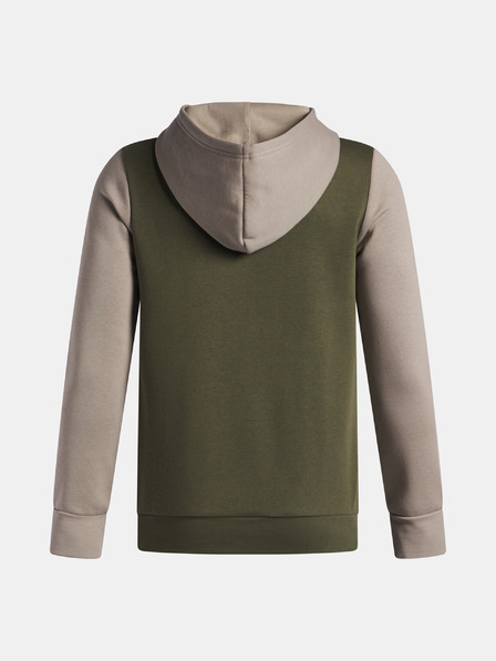 Under Armour Chlapecká mikina Under Armour UA Rival Flc Cblck Grphc HD-GRN