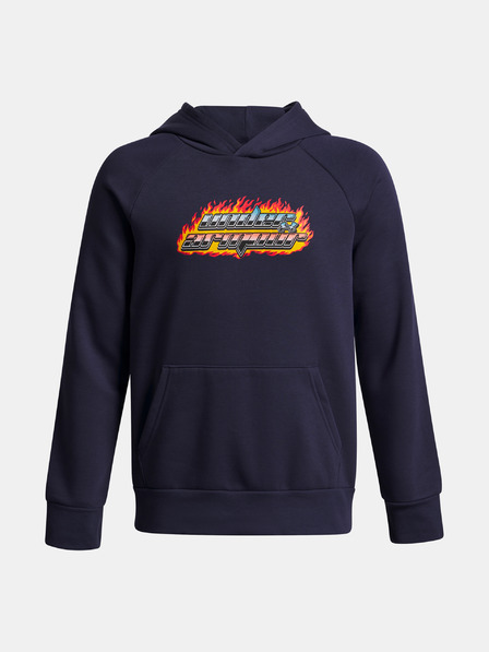 Under Armour Chlapecká mikina Under Armour UA Rival Flc Flamin Wdmrk HD-BLU