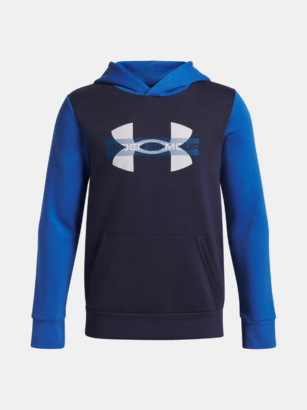 Under Armour Chlapecká mikina Under Armour UA Rival Flc Cblck Grphc HD-BLU