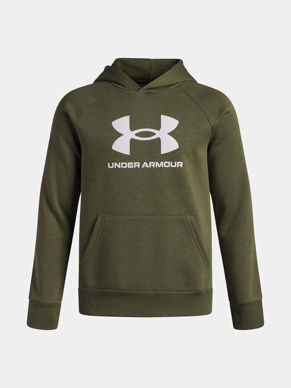 Under Armour Chlapecká mikina Under Armour UA Rival Fleece BL Hoodie-GRN