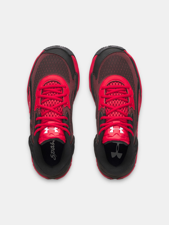 Under Armour Unisexové boty Under Armour UA Spawn 7 Mid-RED