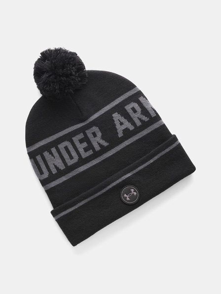 Under Armour Pánská čepice Under Armour M's Drive Pom Beanie-BLK