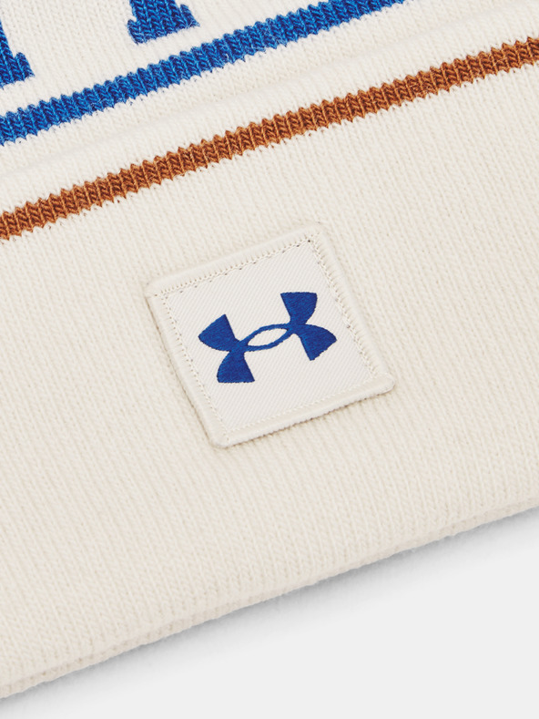 Under Armour Pánská čepice Under Armour M Halftime Pom Beanie-WHT