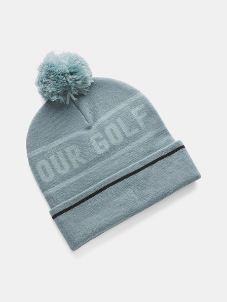 Under Armour Pánská čepice Under Armour M's Drive Pom Beanie-BLU