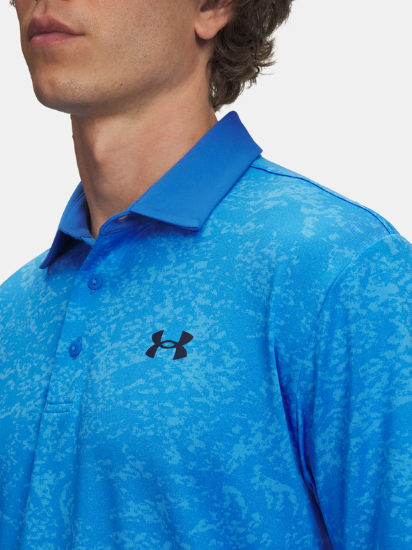 Under Armour Pánské tričko Under Armour UA Playoff 3.0 Printed Polo-BLU