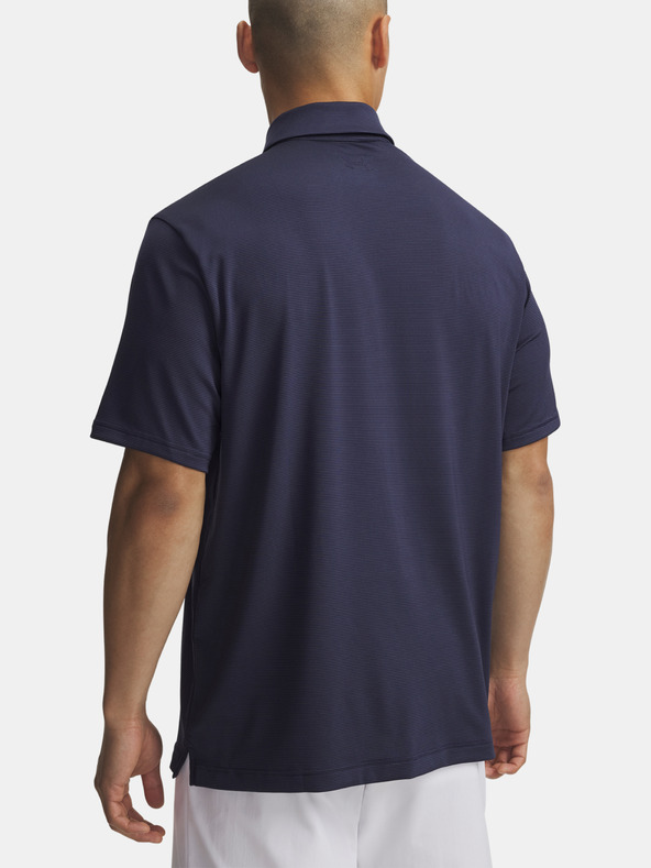 Under Armour Pánské tričko Under Armour UA Plyoff 3.0 Stripe Polo LB-BLU