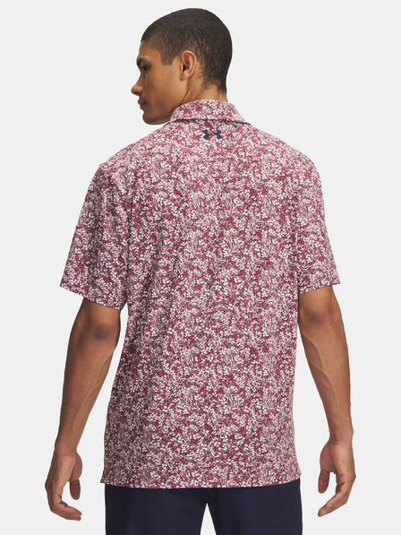 Under Armour Pánské tričko Under Armour UA Playoff 3.0 Printed Polo-PNK