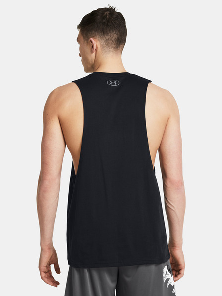 Under Armour Pánské tílko Under Armour UA LEFT CHEST CUT OFF TANK-BLK