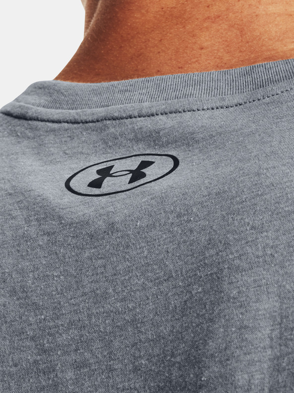 Under Armour Pánské tílko Under Armour UA LEFT CHEST CUT OFF TANK-GRY