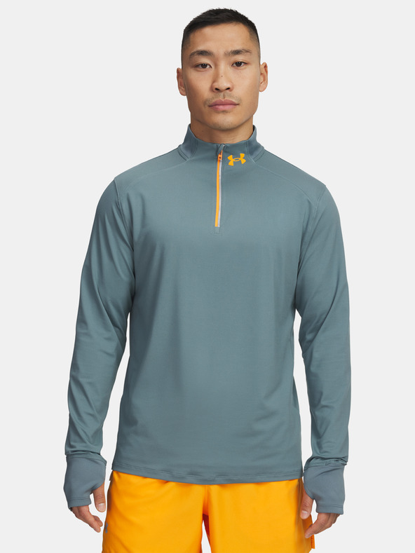 Under Armour Pánské tričko Under Armour UA LAUNCH PRO 1/4 ZIP-BLU