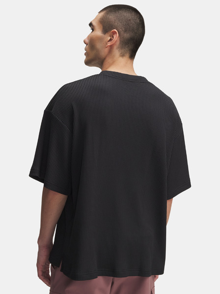 Under Armour Pánské tričko Under Armour UA Rival Waffle Crew-BLK