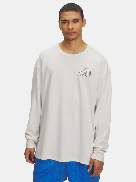 Under Armour Pánské tričko Under Armour UA HWT MODERN SPORT OS LS-WHT