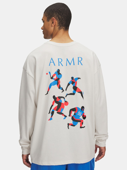 Under Armour Pánské tričko Under Armour UA HWT MODERN SPORT OS LS-WHT