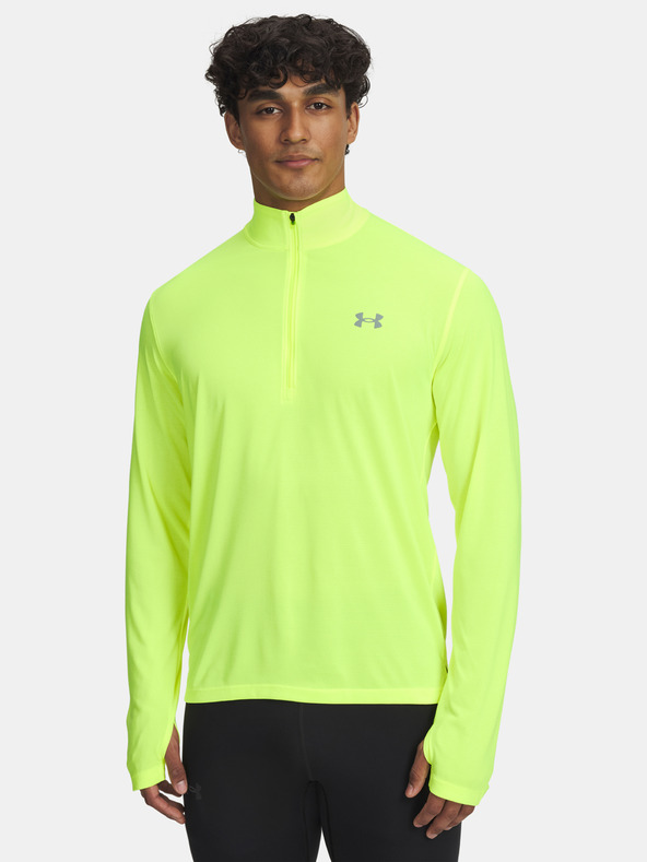 Under Armour Pánské tričko Under Armour UA LAUNCH 1/4 ZIP-YLW