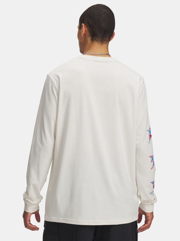 Under Armour Pánské tričko Under Armour UA 60/40S STACKED STARS LS-BRN