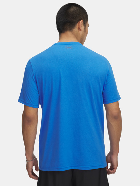 Under Armour Pánské tričko Under Armour UA COLLEGE CREST LOGO SS-BLU