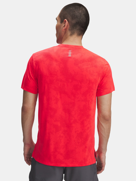 Under Armour Pánské tričko Under Armour UA Launch Camo SS-RED