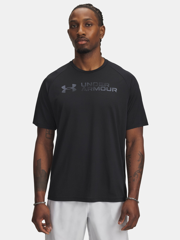 Under Armour Pánské tričko Under Armour UA Tech Reflective SS-BLK