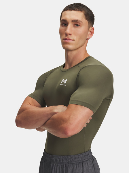 Under Armour Pánské tričko Under Armour UA HG Armour Comp SS-GRN