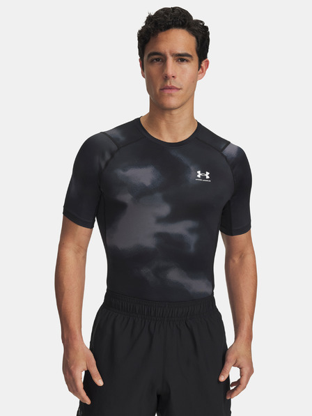 Under Armour Pánské tričko Under Armour UA HG Armour Printed SS-BLK