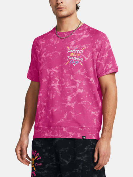 Under Armour Pánské tričko Under Armour Pjt Rck Q2 Terry AOP Crew