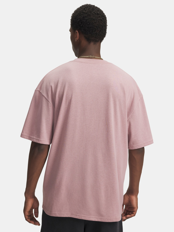 Under Armour Pánské tričko Under Armour UA HWT WOVEN LABEL SS-PNK