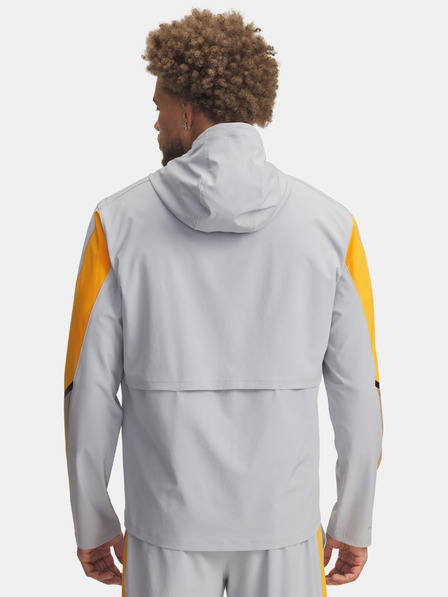 Under Armour Pánská bunda Under Armour UA Velociti Storm Hooded Jkt-GRY