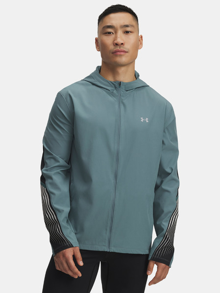 Under Armour Pánská bunda Under Armour UA Velociti Storm Hooded Jkt-BLU
