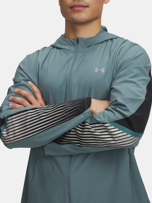 Under Armour Pánská bunda Under Armour UA Velociti Storm Hooded Jkt-BLU