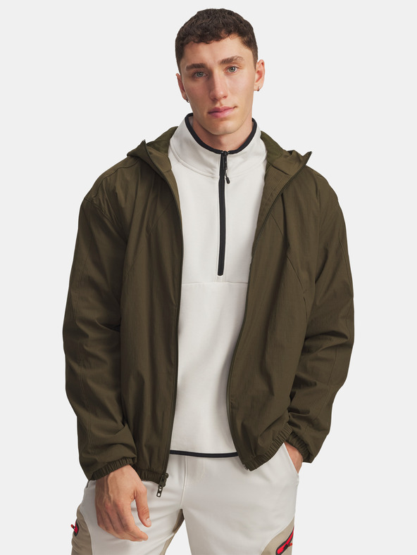 Under Armour Pánská bunda Under Armour UA Unstoppable Txt Woven Jkt-GRN