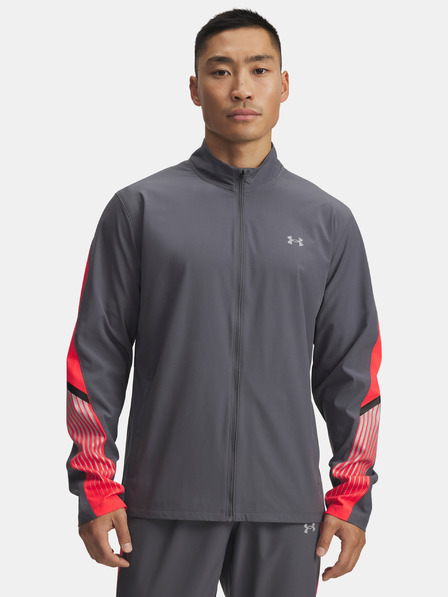 Under Armour Pánská bunda Under Armour UA Velociti Storm Jacket-GRY