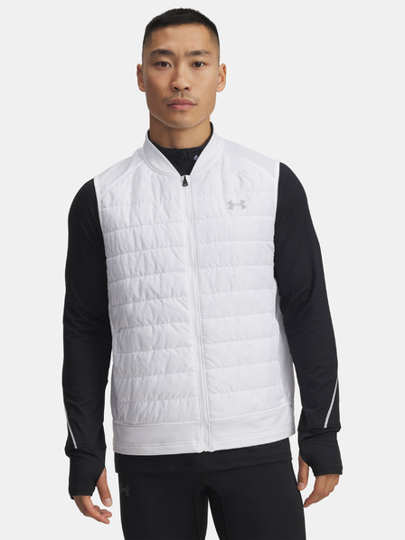 Under Armour Pánská vesta Under Armour UA Launch Insulated Vest-WHT