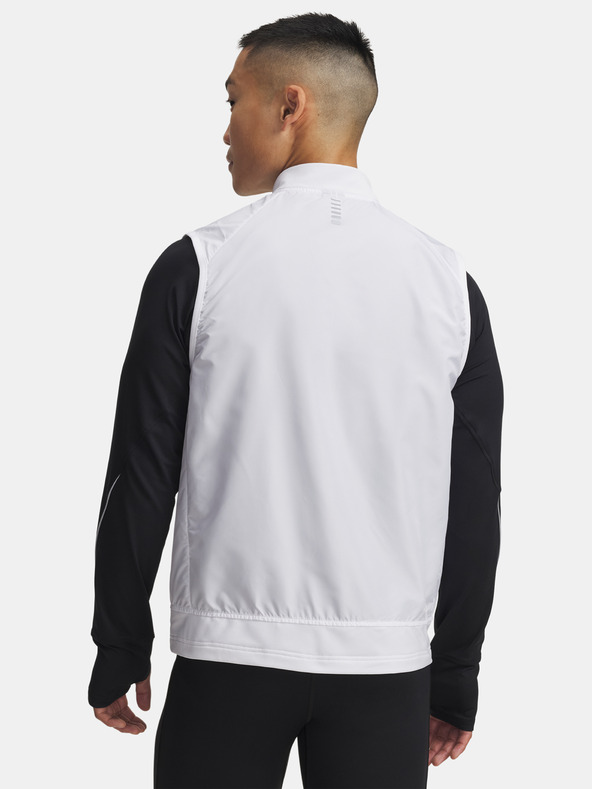 Under Armour Pánská vesta Under Armour UA Launch Insulated Vest-WHT
