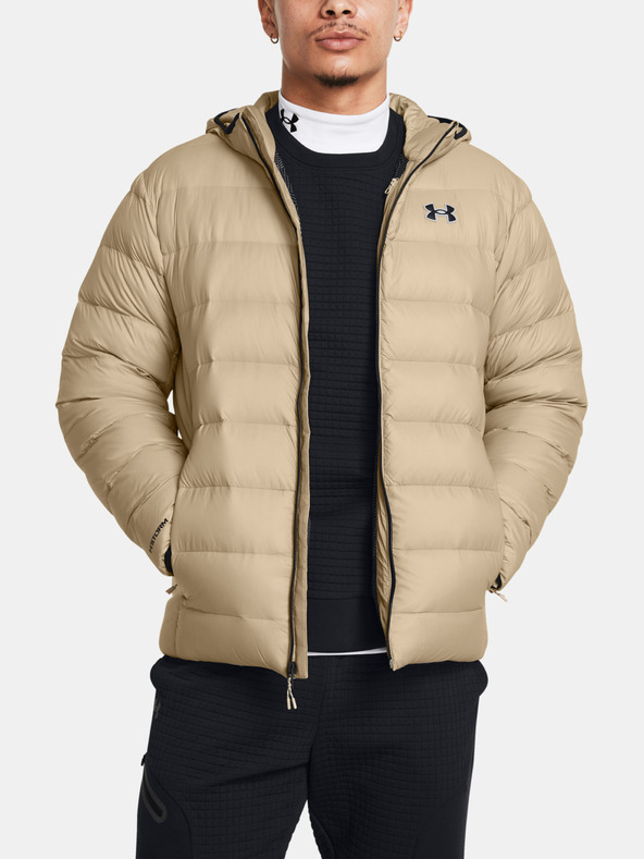 Under Armour Pánská bunda Under Armour LEGEND DOWN HOODED JACKET-BRN