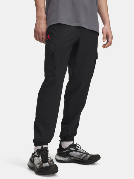 Under Armour Pánské sportovní kalhoty Under Armour UA Vibe Woven Cargo Pants-BLK