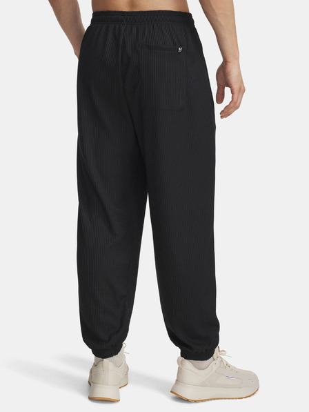 Under Armour Pánské tepláky Under Armour UA Rival Waffle Jogger-BLK