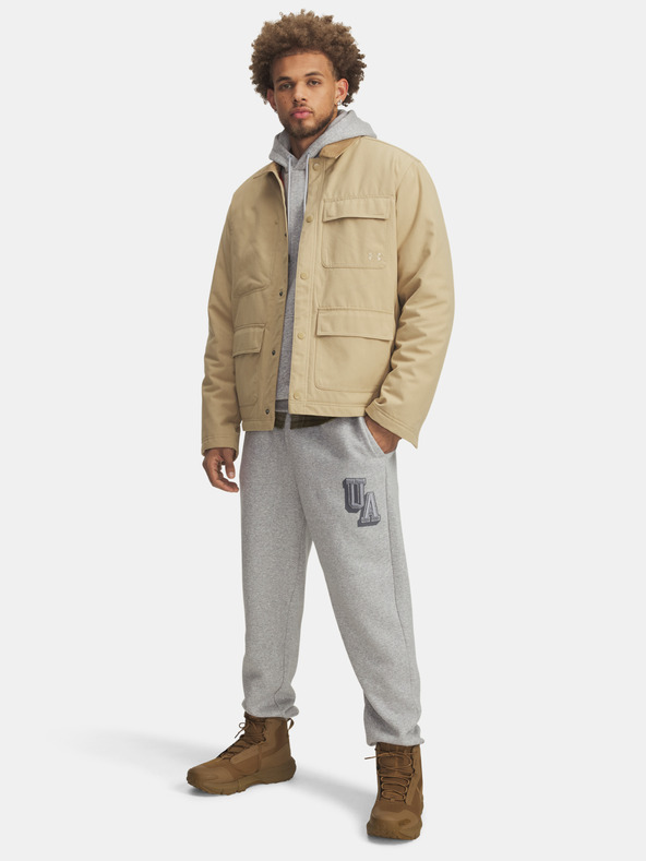 Under Armour Pánské tepláky Under Armour UA Icon Flc Graphic Jgr-GRY