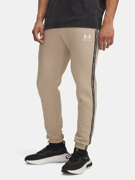 Under Armour Pánské tepláky Under Armour UA Icon Fleece Jgr Taping-BRN