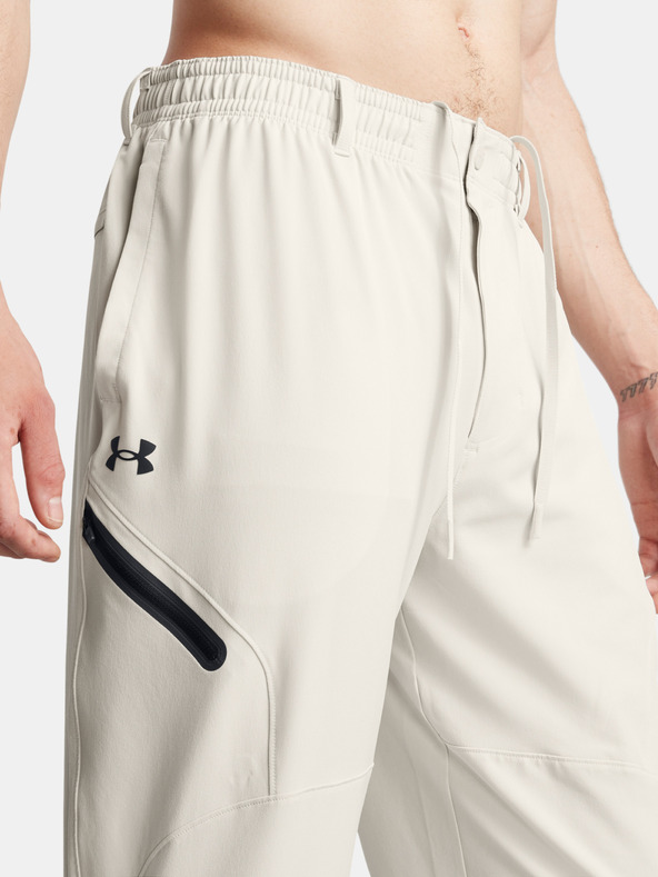 Under Armour Pánské tepláky Under Armour UA Unstoppable Joggers-WHT